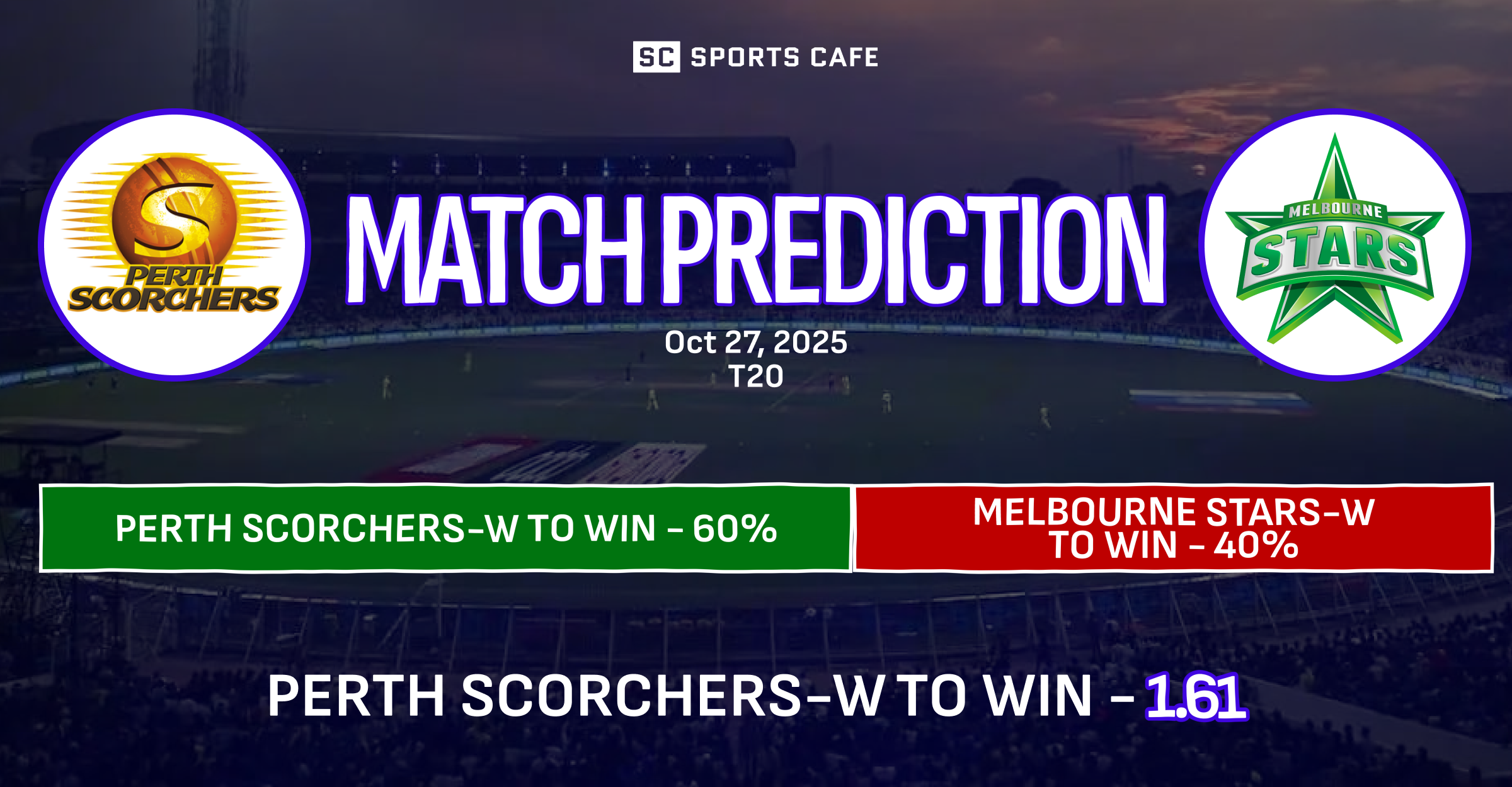 Perth Scorchers-W vs Melbourne Stars-W